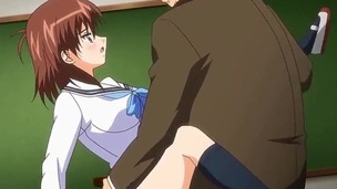 Manga schoolgirl loses purity