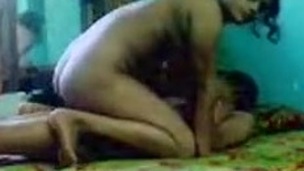 Indian lady riding unearth and enjoys missionary display sex