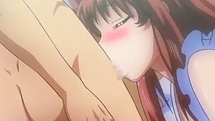 Breasty manga hotty rides a huge dick
