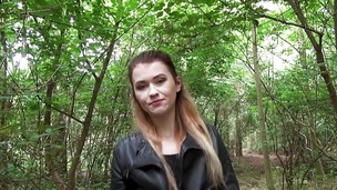 Large ass of kinky Misha Cross craves a bit of 10-Pounder in nature