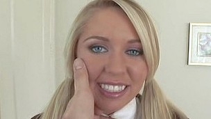 blonde riding cute blowjob schoolgirl