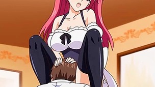 Astounding hentai maid clip thither chap fucking transmitted to interesting beauty in uniform and splashing cum over marangos