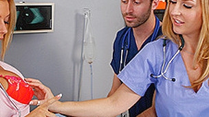 Dr Fuck-a-lot is back on tap it afresh, this years this chab is on duty with Nurse Starr and Scott. They just can not waste the chance that arises when their operation procedure ends earlier than scheduled.