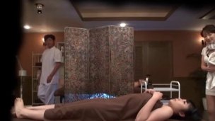 Japanese masseur makes a decision to give chick his dick after the massage