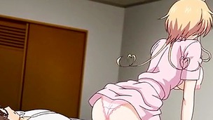 Sexual hentai nurse pulls her enormous pantoons out and climbs on top of the patient???s big banknote